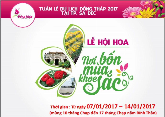 Chủ đề chính của làng hoa Sa Đéc năm nay