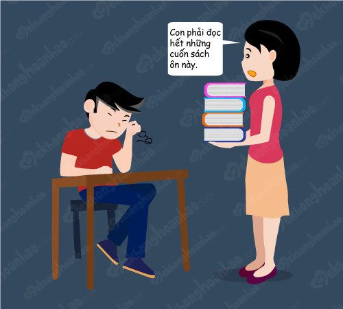 Cha mẹ gây áp lực