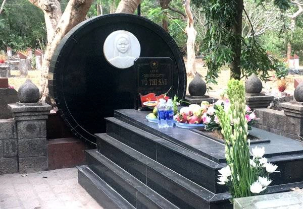 Mộ chị Võ Thị Sáu ở nghĩa trang Hàng Dương. Ảnh: Linh Hương Mộ chị Võ Thị Sáu ở nghĩa trang Hàng Dương. Ảnh: Linh Hương