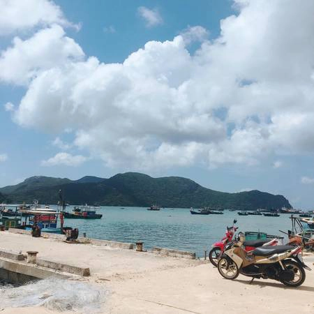 Cảng Bến Đầm. Ảnh: Diệu An Cảng Bến Đầm. Ảnh: Diệu An