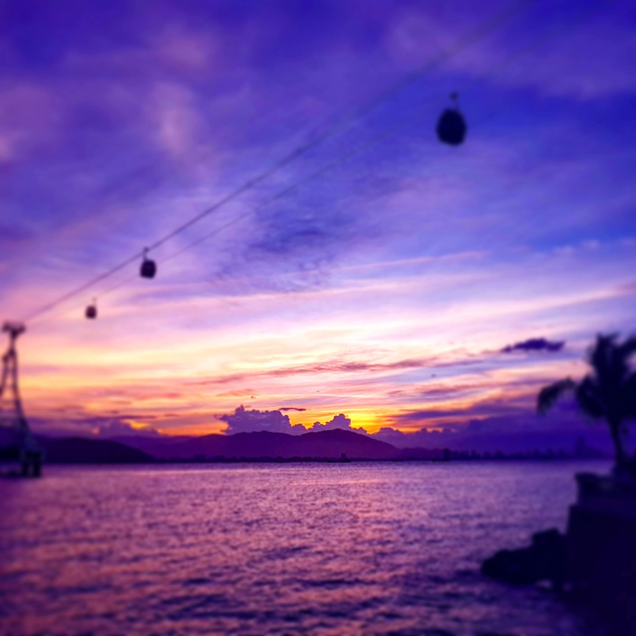 Hoàng hôn tại Vinpearl Land.