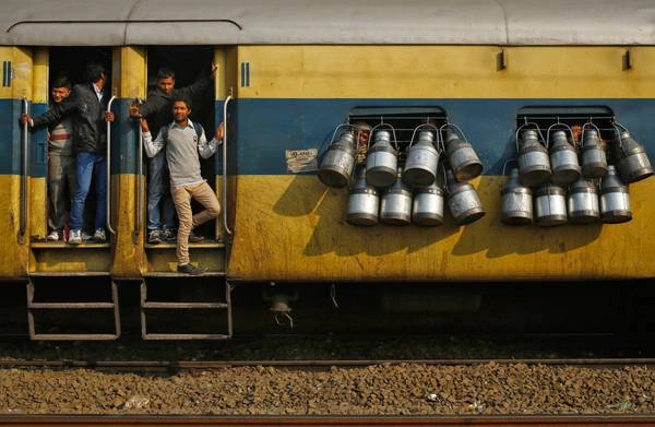 Venkatanarasimharajuvaripeta là nhà ga có tên dài nhất ở Ấn Độ. Ảnh: Anindito Mukherjee / Reuters