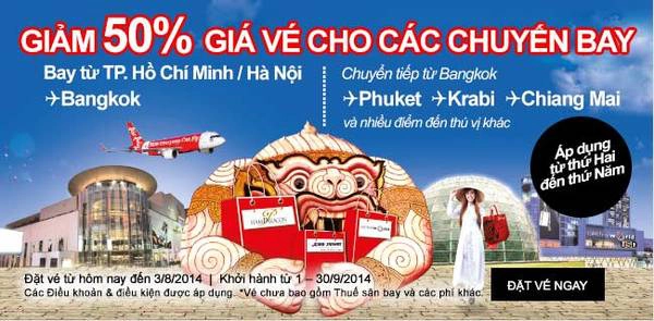 Du lịch Thái Lan cùng Air Asia