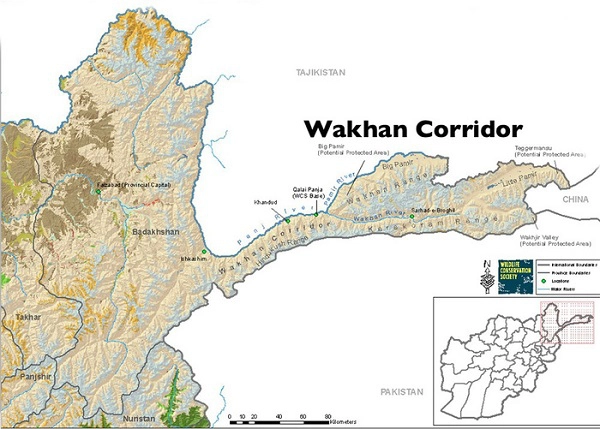 Bản đồ hành lang Wakhan Bản đồ hành lang Wakhan