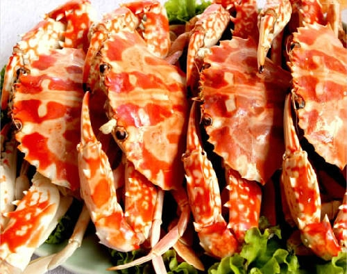 Những con ghẹ ở Cửa Lò chắc, nhiều gạch chế biến thành món ghẹ hấp me, ghẹ luộc... luôn hấp dẫn du khách. Ảnh: amthuccualo Những con ghẹ ở Cửa Lò chắc, nhiều gạch chế biến thành món ghẹ hấp me, ghẹ luộc... luôn hấp dẫn du khách. Ảnh: amthuccualo