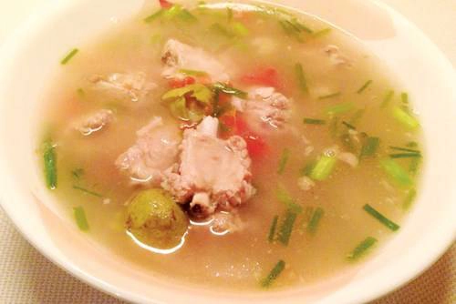 Canh sấu sườn non Hà Nội Canh sấu sườn non Hà Nội