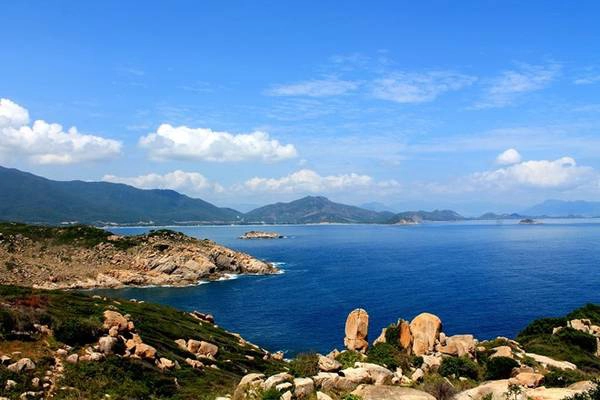 Đảo Bình Hưng nhìn từ trên cao. Ảnh: Phước Bình. Đảo Bình Hưng nhìn từ trên cao. Ảnh: Phước Bình.
