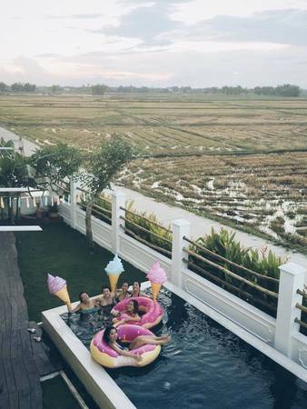 Hồ bơi ngoài trời cho du khách thỏa thích vẫy vùng trong không gian riêng tư. Heron House -ivivu-8