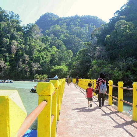 Để tới đây, tốt nhất bạn nên mua tour từ đảo lớn Langkawi, với thời lượng là 3,5 giờ cả đi lẫn về. Du khách sẽ di chuyển bằng những chiếc thuyền nhỏ từ 8-12 người, tới nơi được hướng dẫn tham quan, vui chơi.