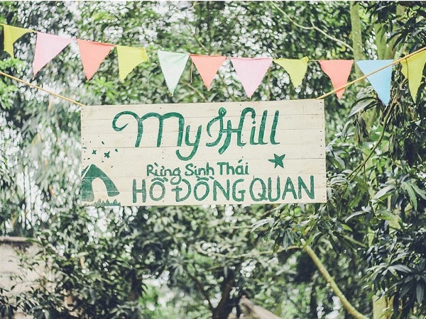 My Hill - hồ Đồng Quan là điểm cắm trại quen thuộc của giới trẻ (Nguồn: Internet)
