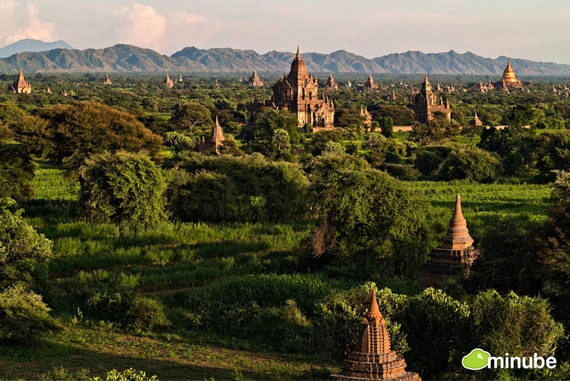 20. Bagan, Myanmar  Bagan là một nơi tuyệt vời nhất trên trái đất để nhìn ngắm khung cảnh bình minh.