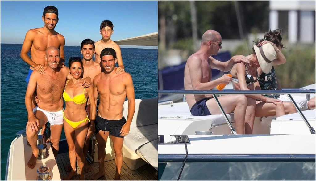 Cách đây vài ngày, Zinédine Zidane - cựu danh thủ người Pháp, cựu HLV của Real Madrid vừa trải qua kỳ nghỉ cùng gia đình trên đảo nhỏ ở Địa Trung Hải. Anh thuê một chiếc du thuyền lênh đênh trên biển, lướt sóng và lặn cùng vợ và các con. Cách đây vài ngày, Zinédine Zidane - cựu danh thủ người Pháp, cựu HLV của Real Madrid vừa trải qua kỳ nghỉ cùng gia đình trên đảo nhỏ ở Địa Trung Hải. Anh thuê một chiếc du thuyền lênh đênh trên biển, lướt sóng và lặn cùng vợ và các con.