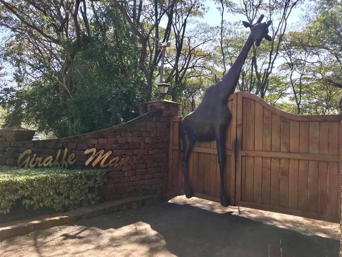 Giraffe Manor nằm ở vùng Lang'ata, ngoại ô Nairobi (Kenya), đồng thời thuộc Trung tâm Giraffe Nairobi - nơi bảo tồn và nhân giống một số loài hươu cao cổ có nguy cơ tuyệt chủng - là một khách sạn đông khách. Bạn phải đặt phòng trước hàng tháng mới có chỗ.