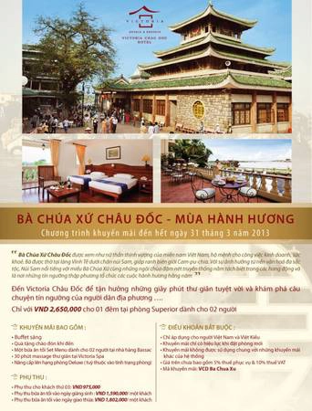 Victoria Châu Đốc khuyến mãi mùa hành hương