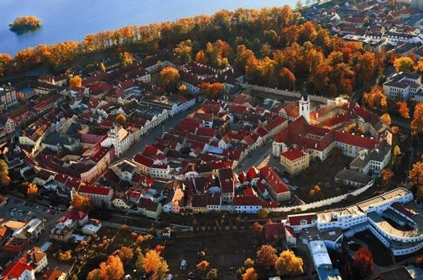 Một phần Trebon nhìn từ trên cao - Ảnh: visittrebon.cz