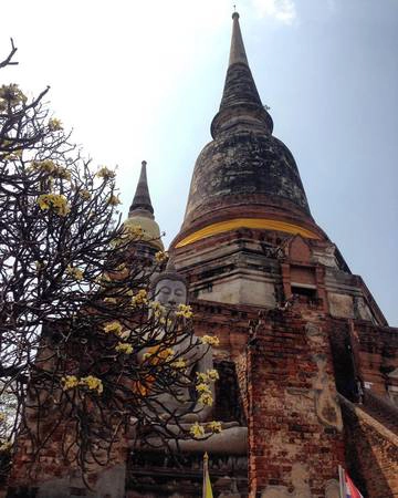 Những công trình kiến trúc độc đáo của Ayutthaya luôn khiến du khách thấy thích thú. Ảnh: instagram Những công trình kiến trúc độc đáo của Ayutthaya luôn khiến du khách thấy thích thú. Ảnh: instagram