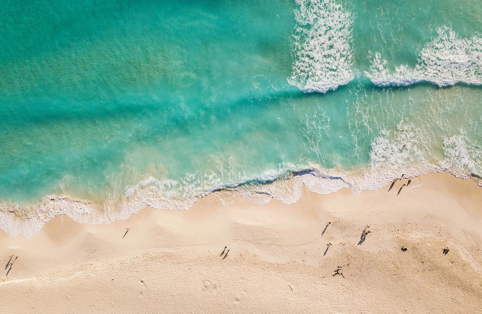 Vẻ đẹp của bãi biển tại bang Quintana Roo được nhìn từ trên không - Ảnh: Iren Key/Shutterstock Vẻ đẹp của bãi biển tại bang Quintana Roo được nhìn từ trên không - Ảnh: Iren Key/Shutterstock