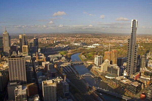 Quang cảnh thành phố Melbourne nhìn từ trên cao Quang cảnh thành phố Melbourne nhìn từ trên cao