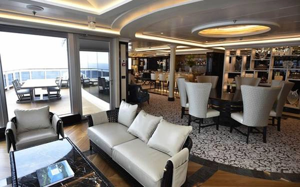 Du thuyền này có 375 phòng ở 10 hạng mục khác nhau.