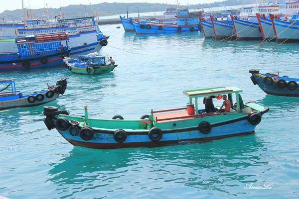 Ngay khi đặt chân lên cảng chính, bạn sẽ thấy ngay làn nước xanh và trong vắt của biển Phú Quý. Ngay khi đặt chân lên cảng chính, bạn sẽ thấy ngay làn nước xanh và trong vắt của biển Phú Quý.
