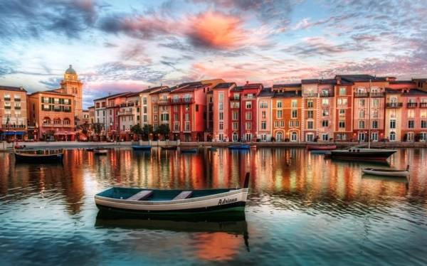 Chiều buông ở làng Portofino - Ảnh: wp Chiều buông ở làng Portofino - Ảnh: wp
