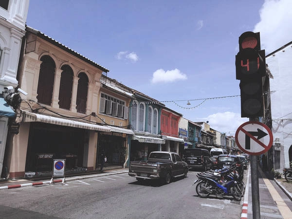Những góc phố hoài cổ ở Old Town Phuket. Ảnh: Mai Hương Những góc phố hoài cổ ở Old Town Phuket. Ảnh: Mai Hương