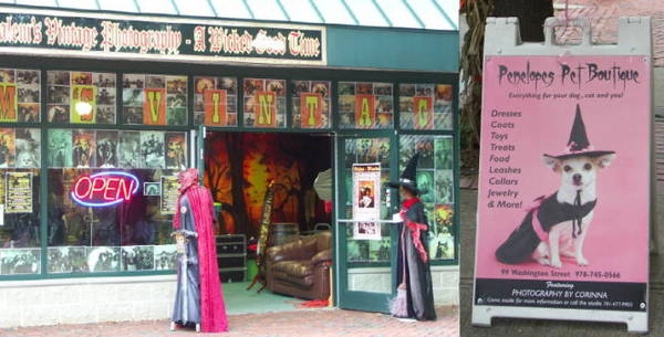 Trên mọi nẻo đường thành phố Salem đều có mặt cửa hàng chuyên về phù thủy - Ảnh: trombinoscar