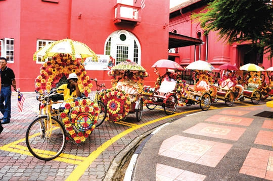 DU lịch Malacca - Xe Trishaw - iVIVU.com