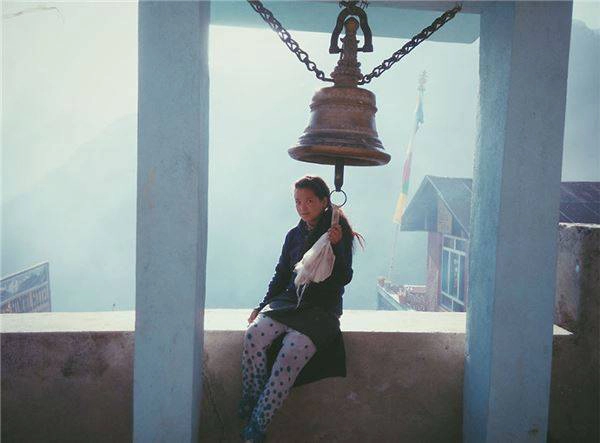Bức ảnh này được tác giả chụp tại một tu viện ở Nepal.