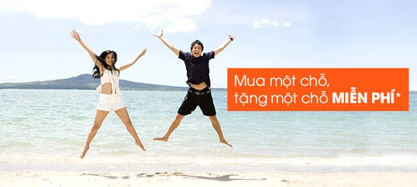 Mua một tặng một miễn phí với Jetstar