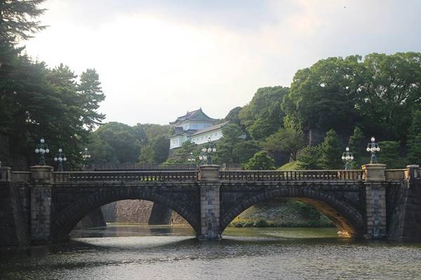 Hoàng cung ở Tokyo.