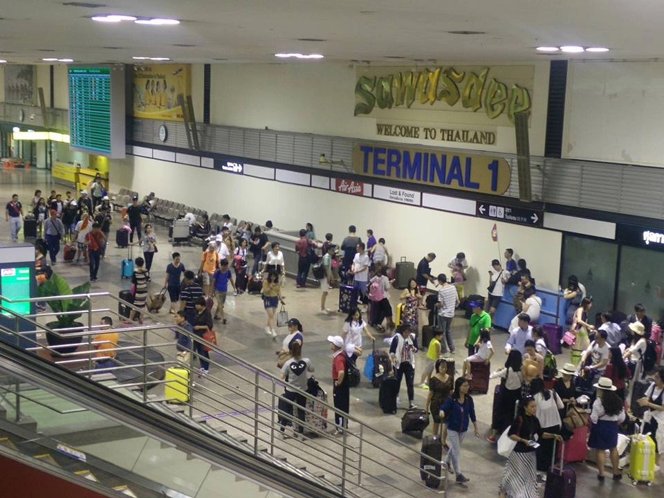     Một góc sân bay Don Mueang. Ảnh: Hòa Bùi