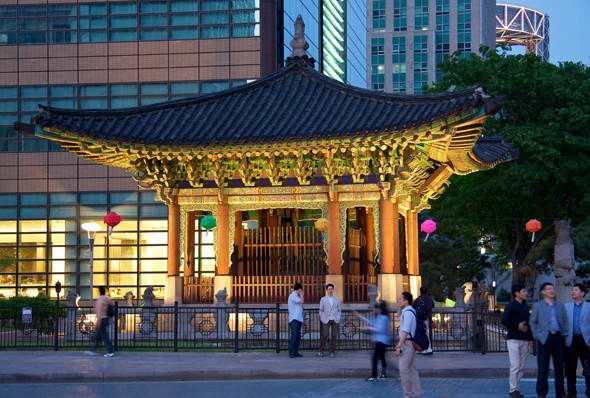 Khu trung tâm Seoul.