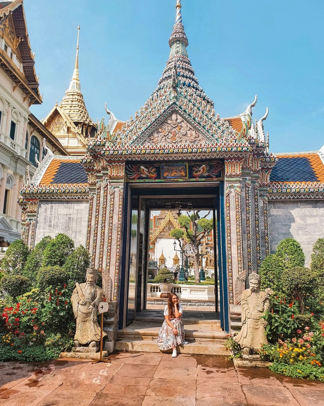 Cung điện Hoàng gia Phra Borom Maha Ratcha Wang. Ảnh: @poncyla.