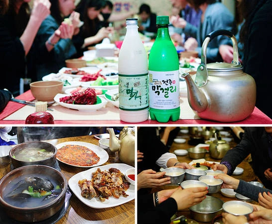 Makgeolli là món không thể thiếu trong các bữa ăn tại Jeonju. Ảnh: Visitkorea
