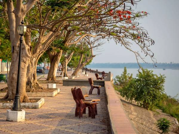 Thành phố Kratie (Campuchia). Ảnh: Shutterstock/LMspencer