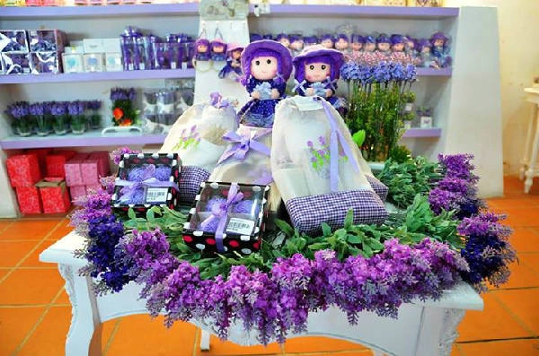 Cách bài trí trong Lavender House khiến mọi du khách mê mẩn ngắm nhìn.