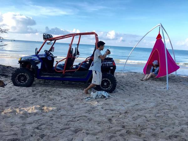 Ở bất cứ góc nào tại  Lu Glamping bạn cũng có thể dễ dàng chụp được một tấm hình tuyệt đẹp. Ảnh: FB LU Glamping - Beach Bar & Camp