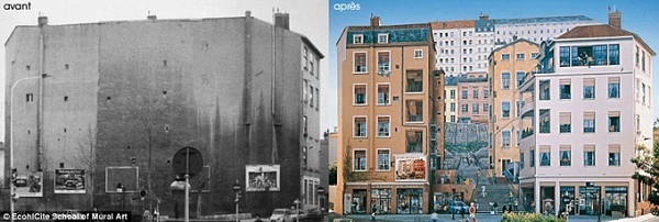 Theo Halim Bensaïd, một nghệ sĩ tranh tường quốc tế, Lyon còn là một thành phố mang màu sắc u tối, ảm đạm khi họ mới bắt đầu. "Nơi đó chỉ nổi tiếng vì tên tuổi Paul Bocuse và đường hầm Fourvière. Đó là một nơi buồn tẻ, mang dáng dấp của một thành phố công nghiệp và ô nhiễm". Theo Halim Bensaïd, một nghệ sĩ tranh tường quốc tế, Lyon còn là một thành phố mang màu sắc u tối, ảm đạm khi họ mới bắt đầu. "Nơi đó chỉ nổi tiếng vì tên tuổi Paul Bocuse và đường hầm Fourvière. Đó là một nơi buồn tẻ, mang dáng dấp của một thành phố công nghiệp và ô nhiễm".