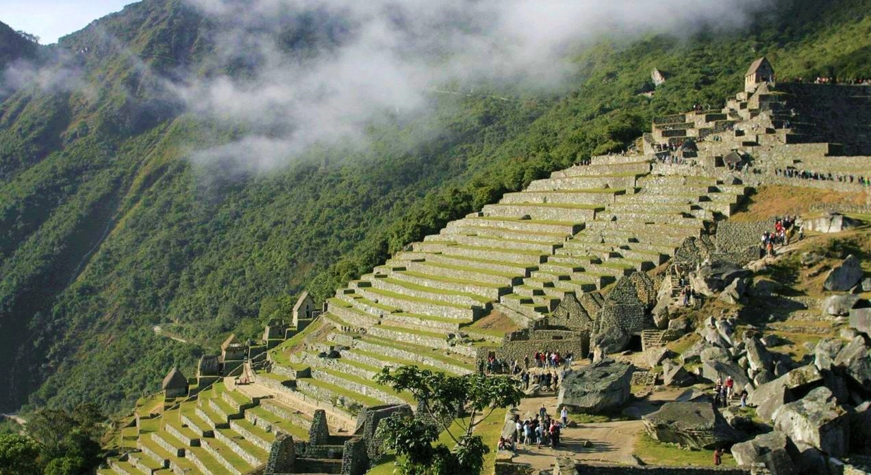 Ruộng bậc thang ở Machu Picchu