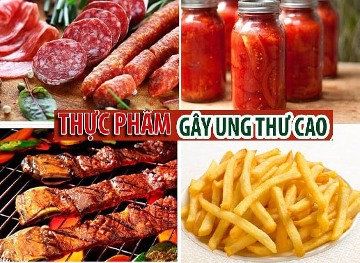 thực phẩm gây ung thư