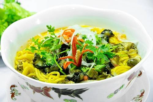 Món bún bắp ốc ở Đầm Ô Loan là nét văn hóa ẩm thực không thể thiếu của người dân Tuy An. Ảnh: Tấn Quân. Món bún bắp ốc ở Đầm Ô Loan là nét văn hóa ẩm thực không thể thiếu của người dân Tuy An. Ảnh: Tấn Quân.