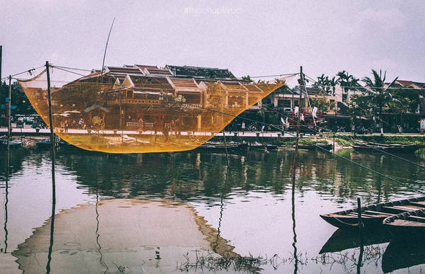 Chiếc vó này là dụng cụ bắt cá của người dân phố cổ. Chiếc vó này là dụng cụ bắt cá của người dân phố cổ.