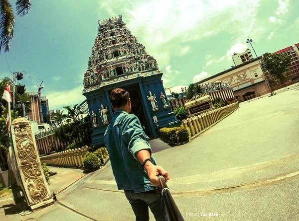 Một ngôi đền của người Ấn tại khu Little India.