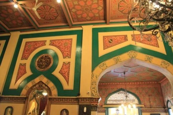 Hoa văn bên trong cung điện. Ảnh: Mỹ Hòa Hoa văn bên trong cung điện. Ảnh: Mỹ Hòa