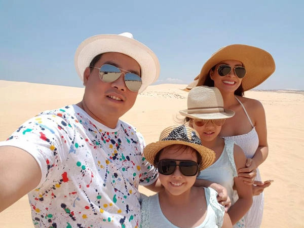 Những đồi cát trải dài ở Phan Thiết.