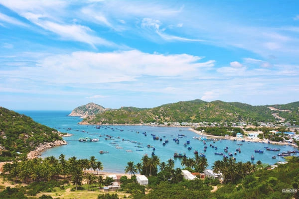 Vịnh Vĩnh Hy là một trong những vịnh đẹp nhất nước. Hãy vào làng chài núp dưới tán dừa, tắm biển, thưởng thức hải sản ngư dân địa phương vừa đánh bắt và lặn ngắm san hô trong vịnh. Vịnh Vĩnh Hy là một trong những vịnh đẹp nhất nước. Hãy vào làng chài núp dưới tán dừa, tắm biển, thưởng thức hải sản ngư dân địa phương vừa đánh bắt và lặn ngắm san hô trong vịnh.