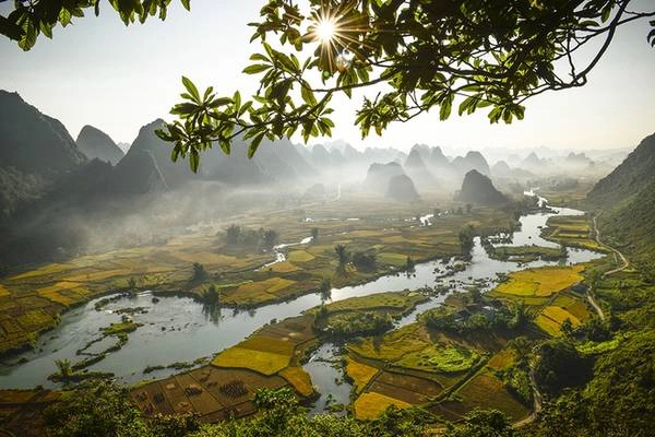 Một ngày mới trên cánh đồng Ngọc Côn. Một ngày mới trên cánh đồng Ngọc Côn.