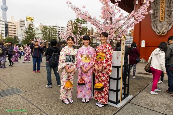 Các cô gái Nhật trong trang phục kimono truyền thống luôn vui vẻ sẵn sàng hỗ trợ, chụp hình lưu niệm cùng du khách . Các cô gái Nhật trong trang phục kimono truyền thống luôn vui vẻ sẵn sàng hỗ trợ, chụp hình lưu niệm cùng du khách .