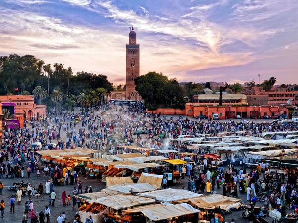 Marrakesh, Morocco: Nên đặt phòng trước chuyến đi khoảng 4 tháng, bạn sẽ tiết kiệm được 28% tiền phòng khách sạn. Ảnh: Shutterstock Marrakesh, Morocco: Nên đặt phòng trước chuyến đi khoảng 4 tháng, bạn sẽ tiết kiệm được 28% tiền phòng khách sạn. Ảnh: Shutterstock